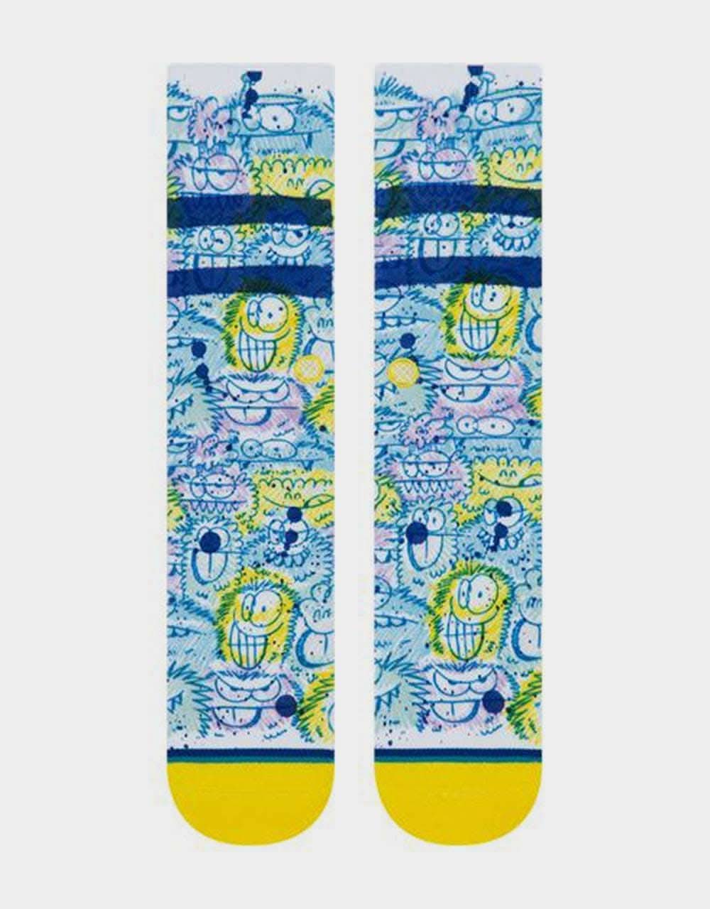 Stance x Kevins Lyons Crunch Classic Crew Socks - Blue