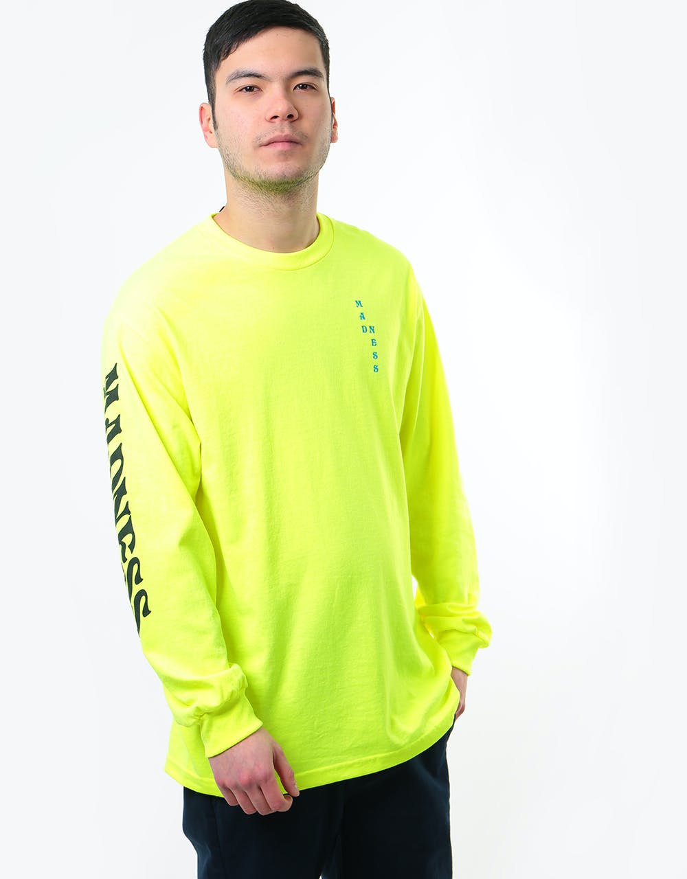 Madness Nohubo L/S T-Shirt - Safety Green