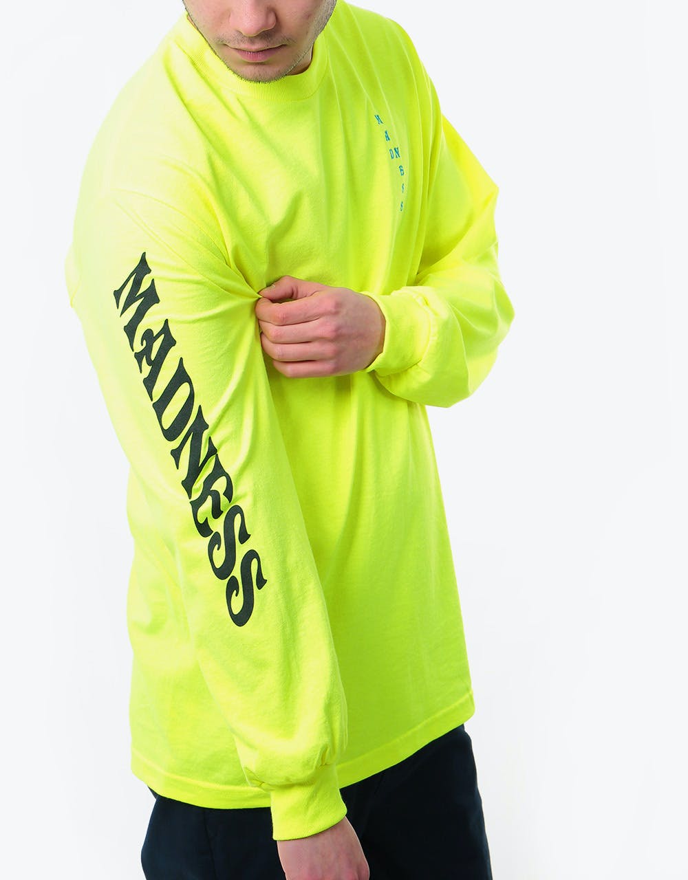 Madness Nohubo L/S T-Shirt - Safety Green