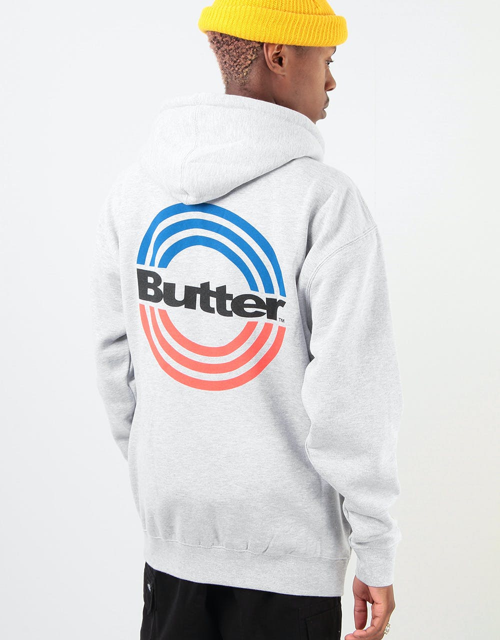 Butter Goods Stamp Pullover Hoodie - Heather Grey