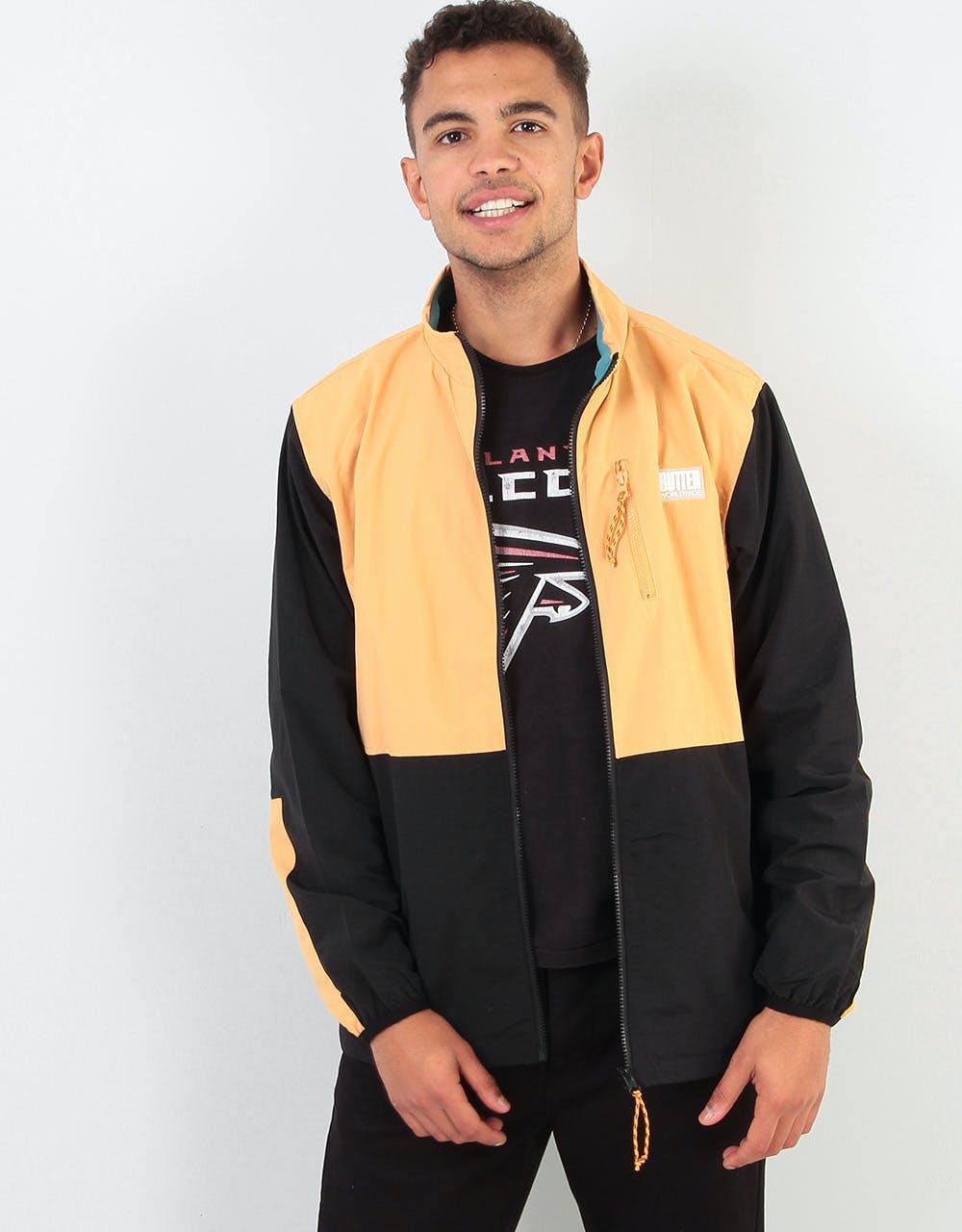 Butter Goods Search Jacket - Black/Peach