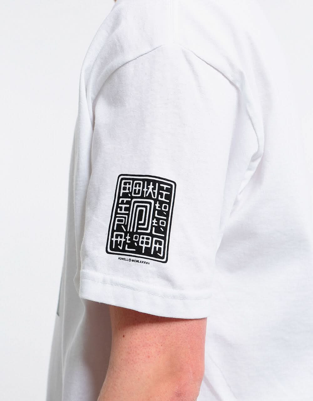 Powell Peralta Animal Chin T-Shirt - White