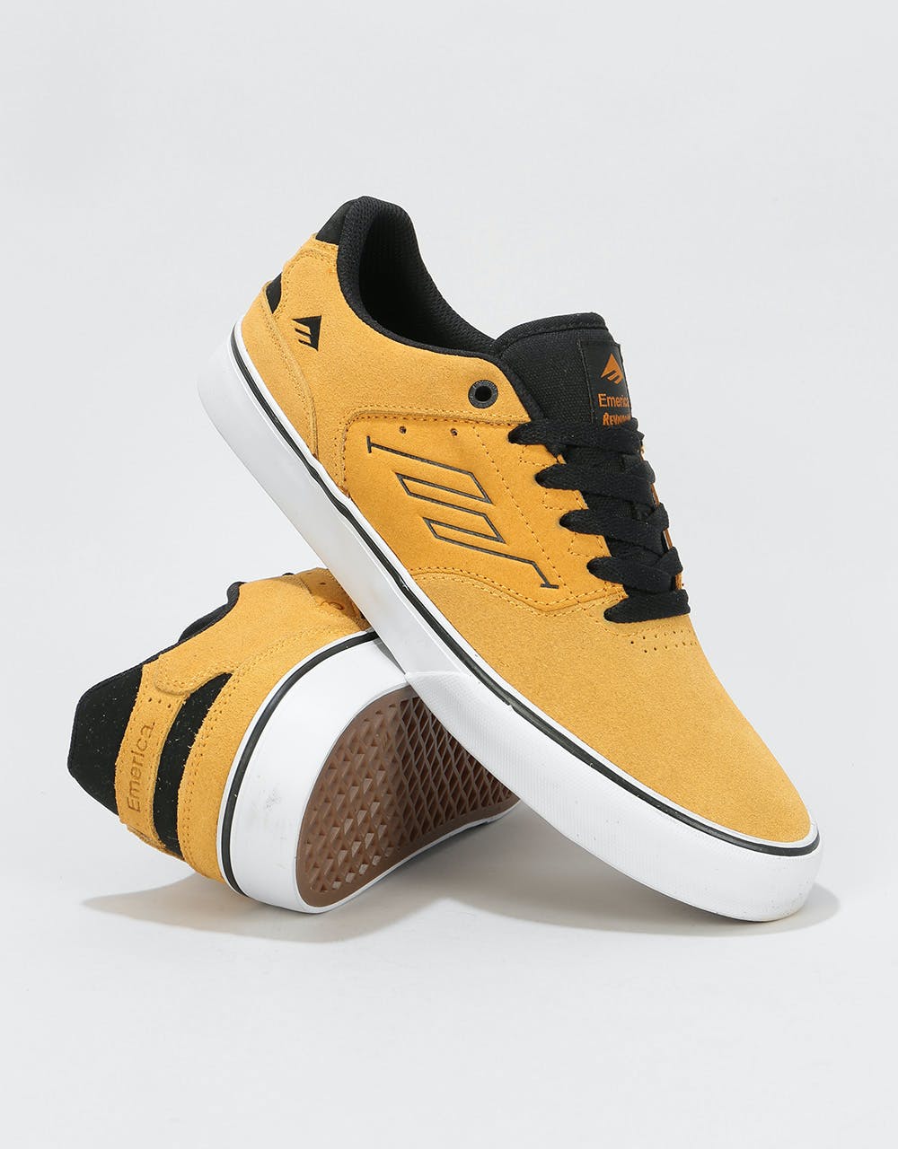 Emerica The Reynolds Low Vulc Skate Shoes - Yellow