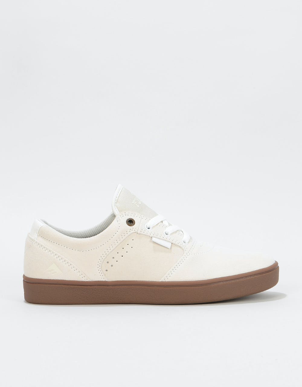 Emerica Figgy Dose Skate Shoes - White/Gum