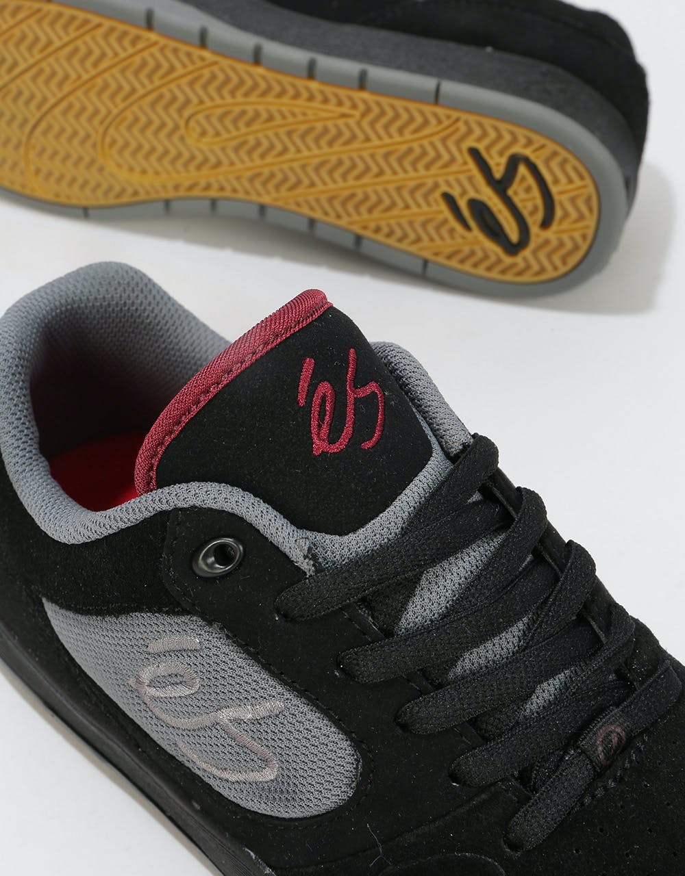 éS Swift 1.5 Skate Shoes - Black/Grey
