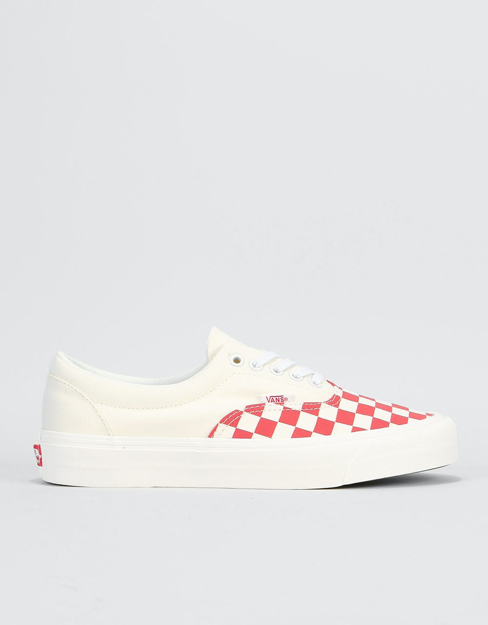 Vans Era CRFT Skate Shoes - (Podium) Checkerboard/Racing Red