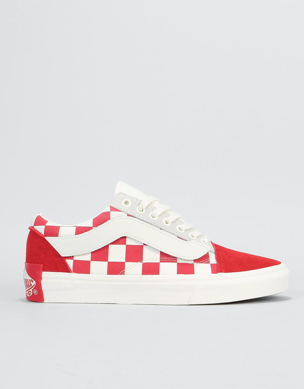 Vans  Old Skool Skate Shoes - (Y.O.P.Purlicue) Racing Red/Marshmallow