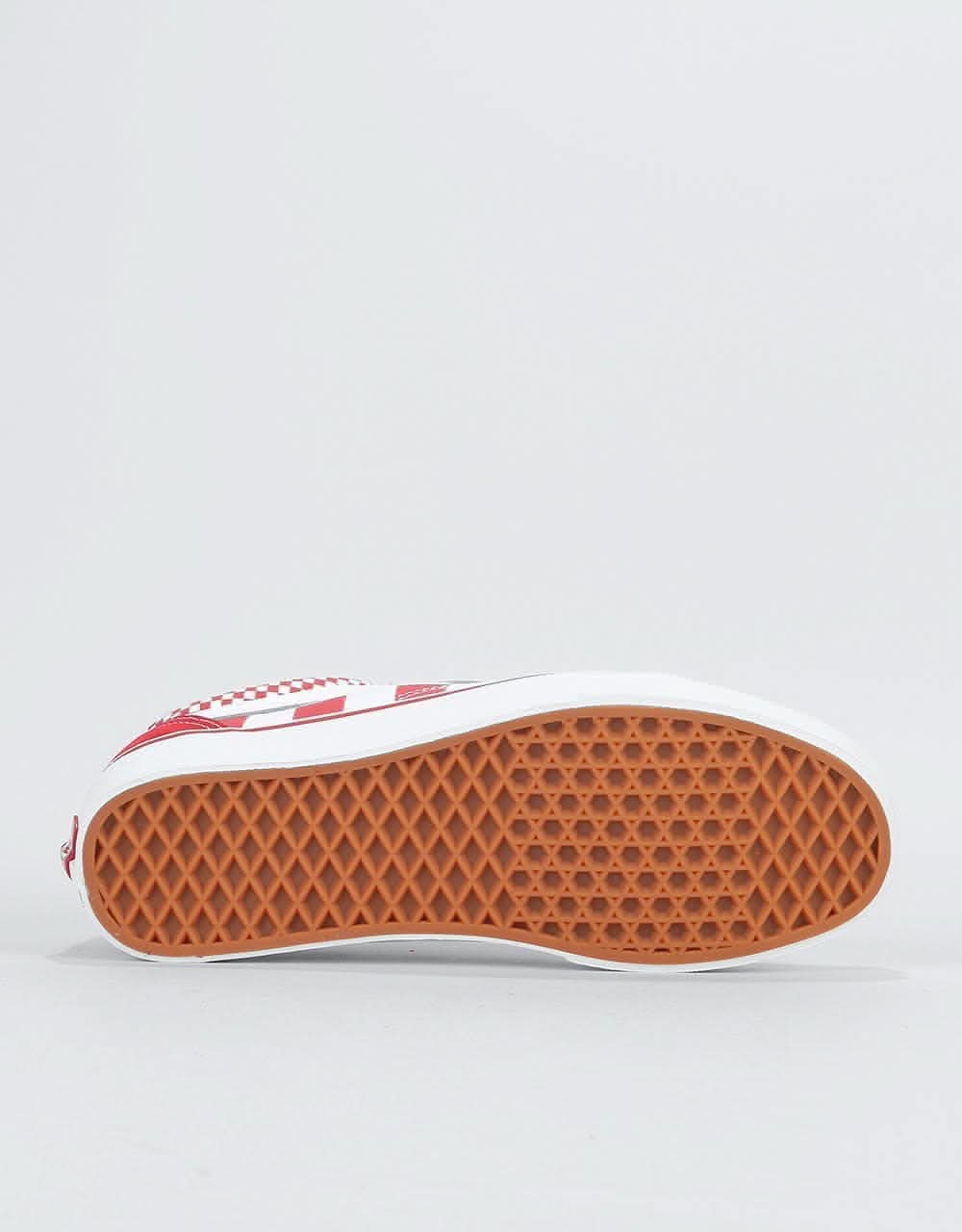 Vans Old Skool Skate Shoes - (Mix Checker) Chili Pepper/True White