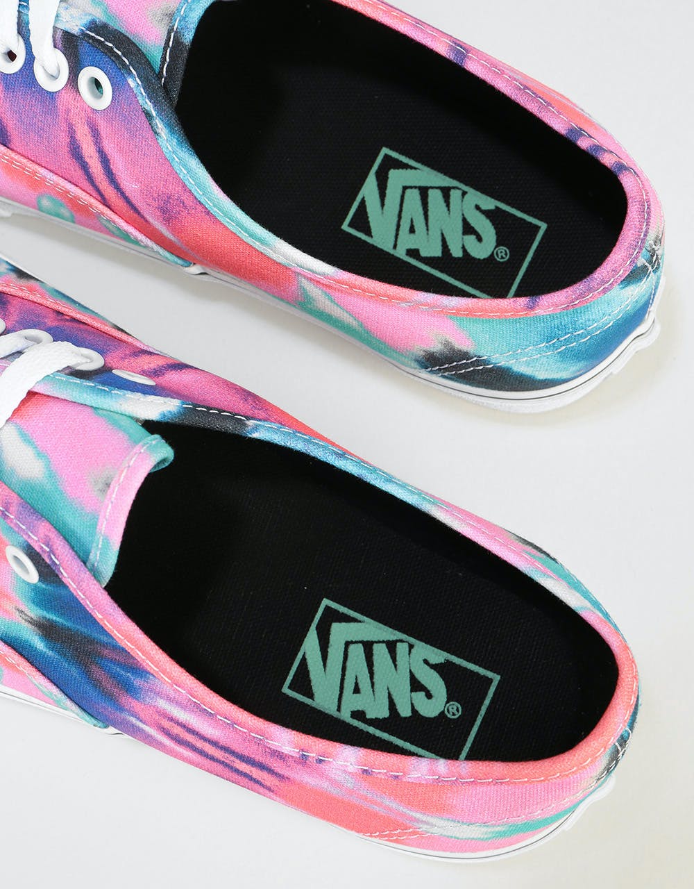 Vans Authentic Skate Shoes - (Tie Dye) Multi/True White