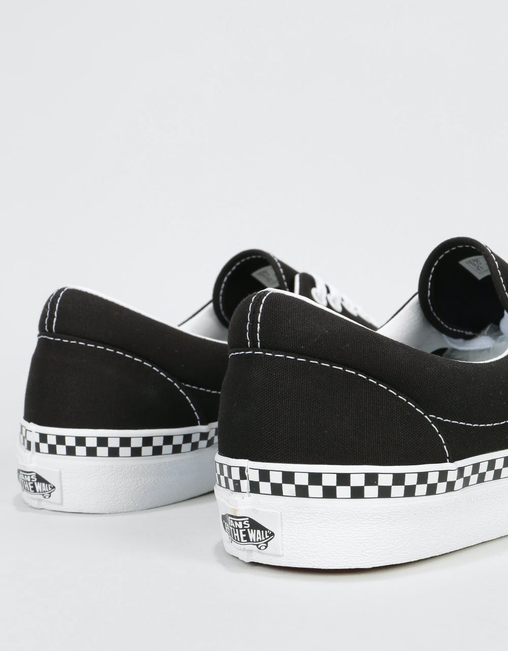 Vans Era Skate Shoes - (Check Foxing) Black