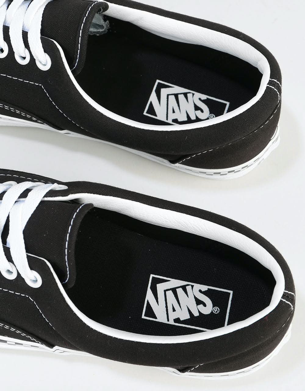 Vans Era Skate Shoes - (Check Foxing) Black