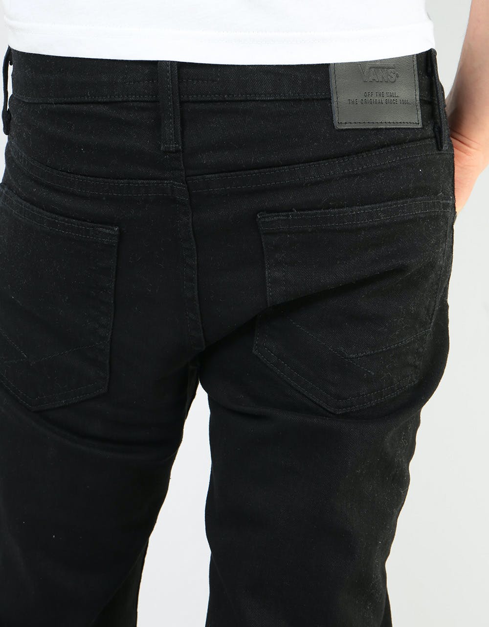 Vans V16 Slim Denim Jeans - Overdye Black