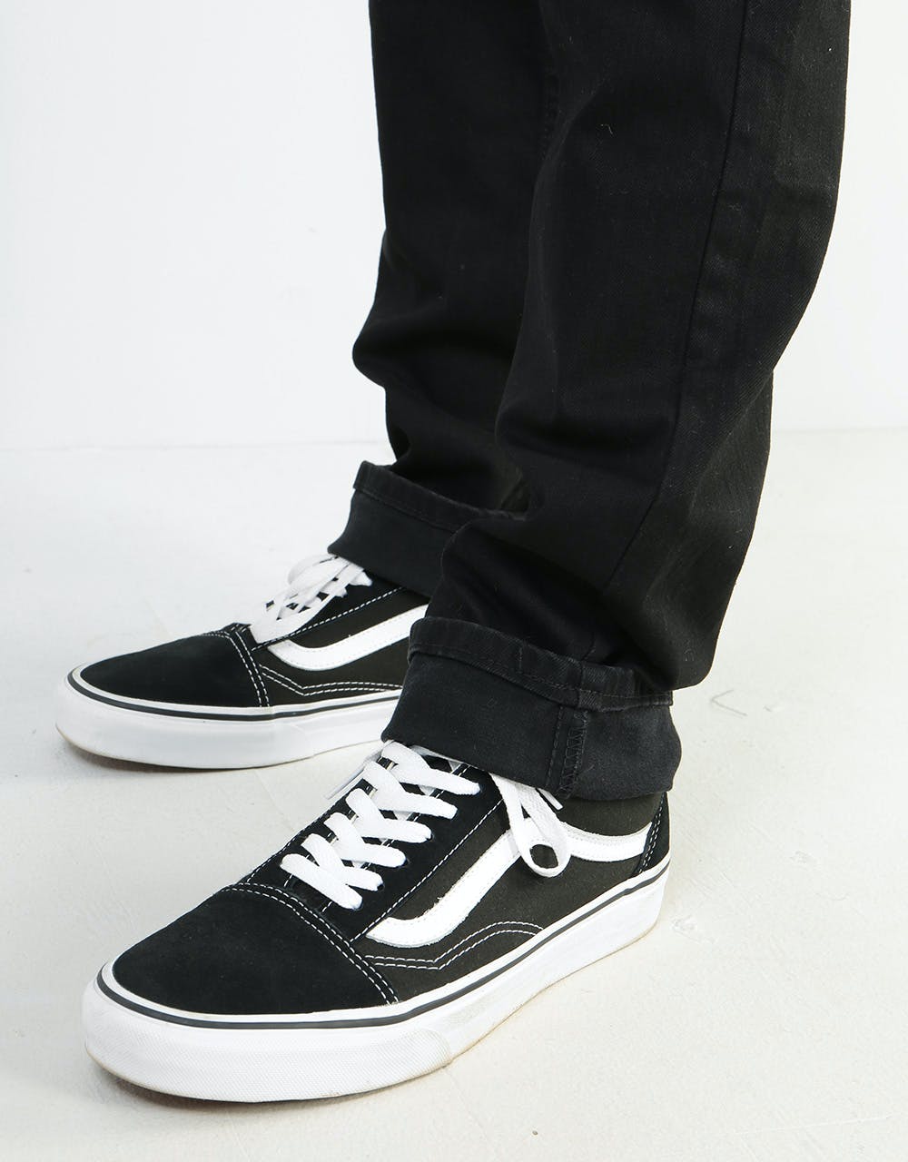 Vans V16 Slim Denim Jeans - Overdye Black