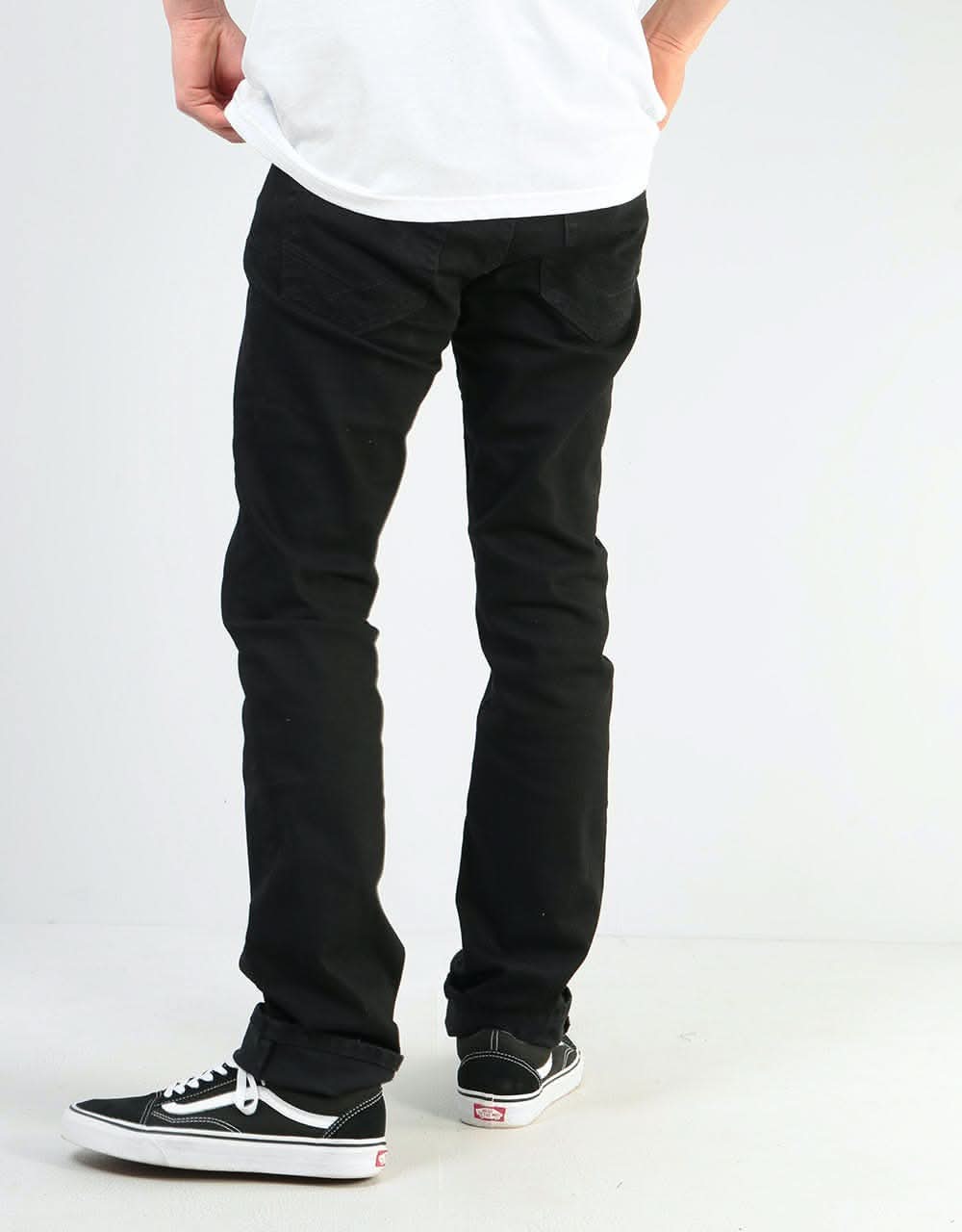 Vans V16 Slim Denim Jeans - Overdye Black