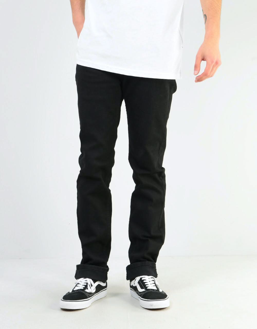 Vans V16 Slim Denim Jeans - Overdye Black