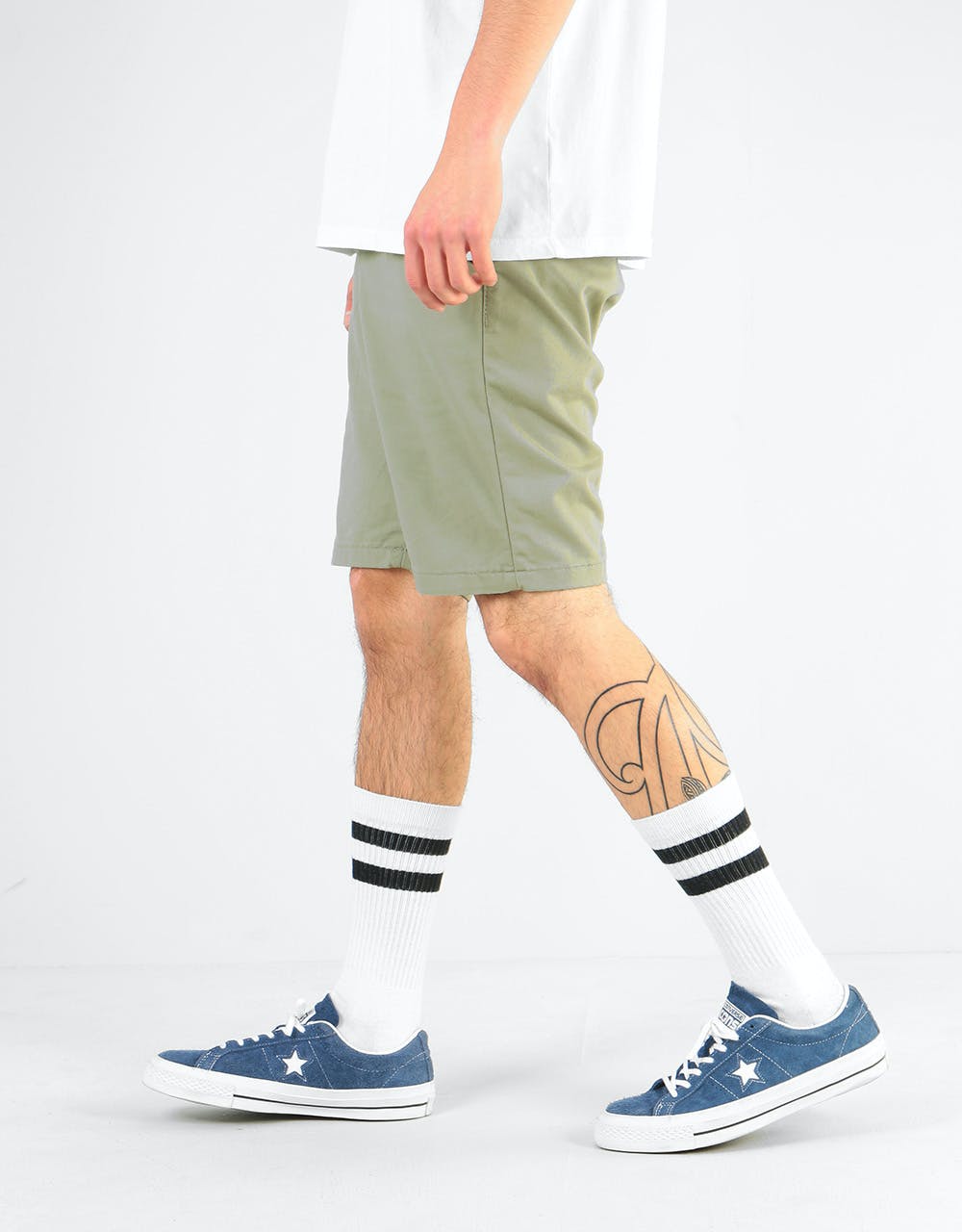 Vans Authentic Stretch Shorts - Oil Green