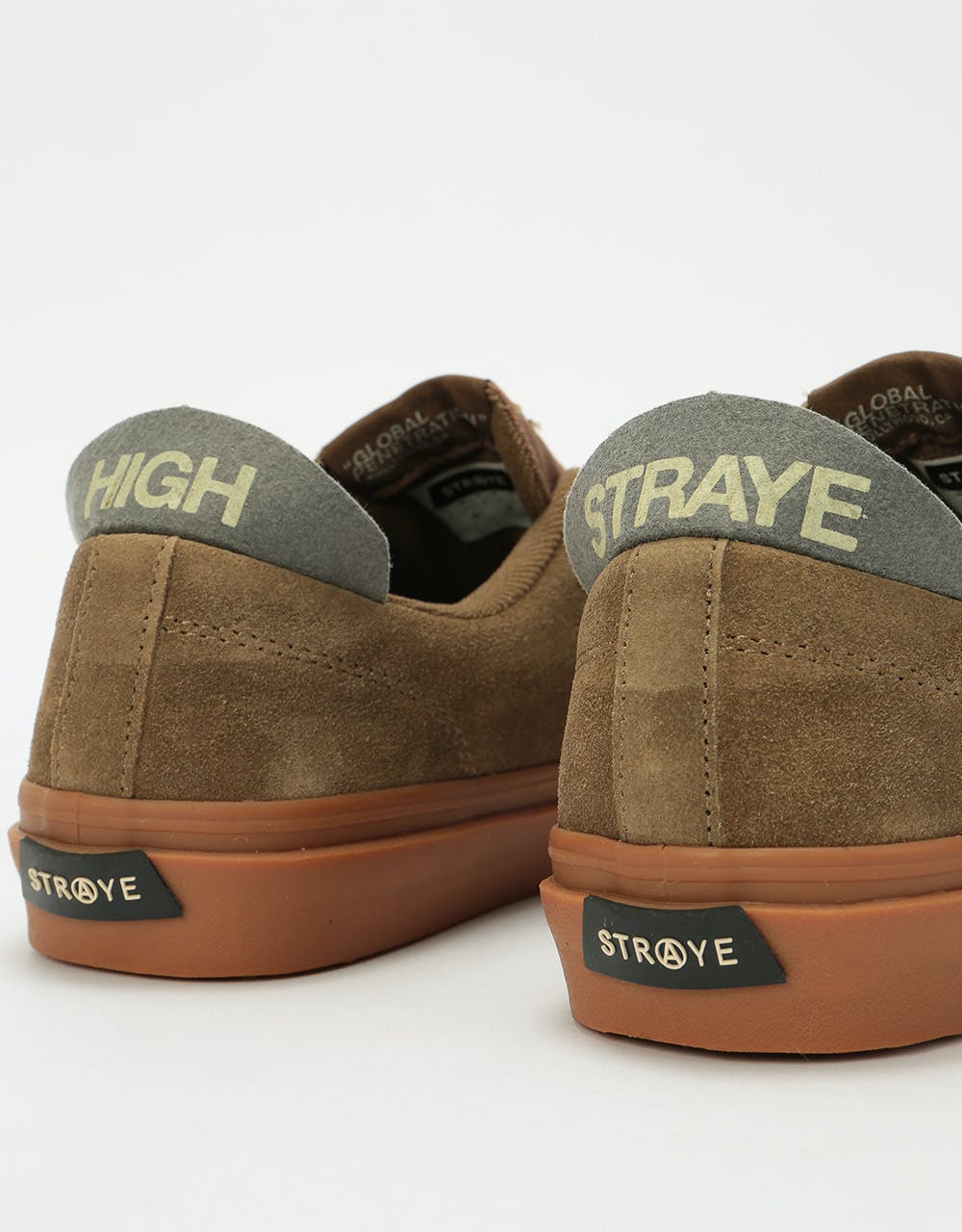 Straye Stanley Suede Skate Shoes - Brown
