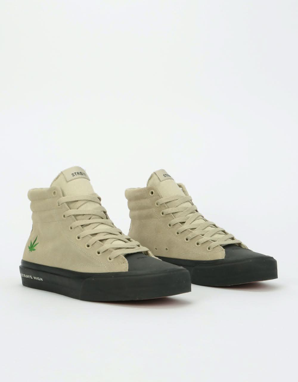 Straye Venice Hi Suede Skate Shoes - Tan