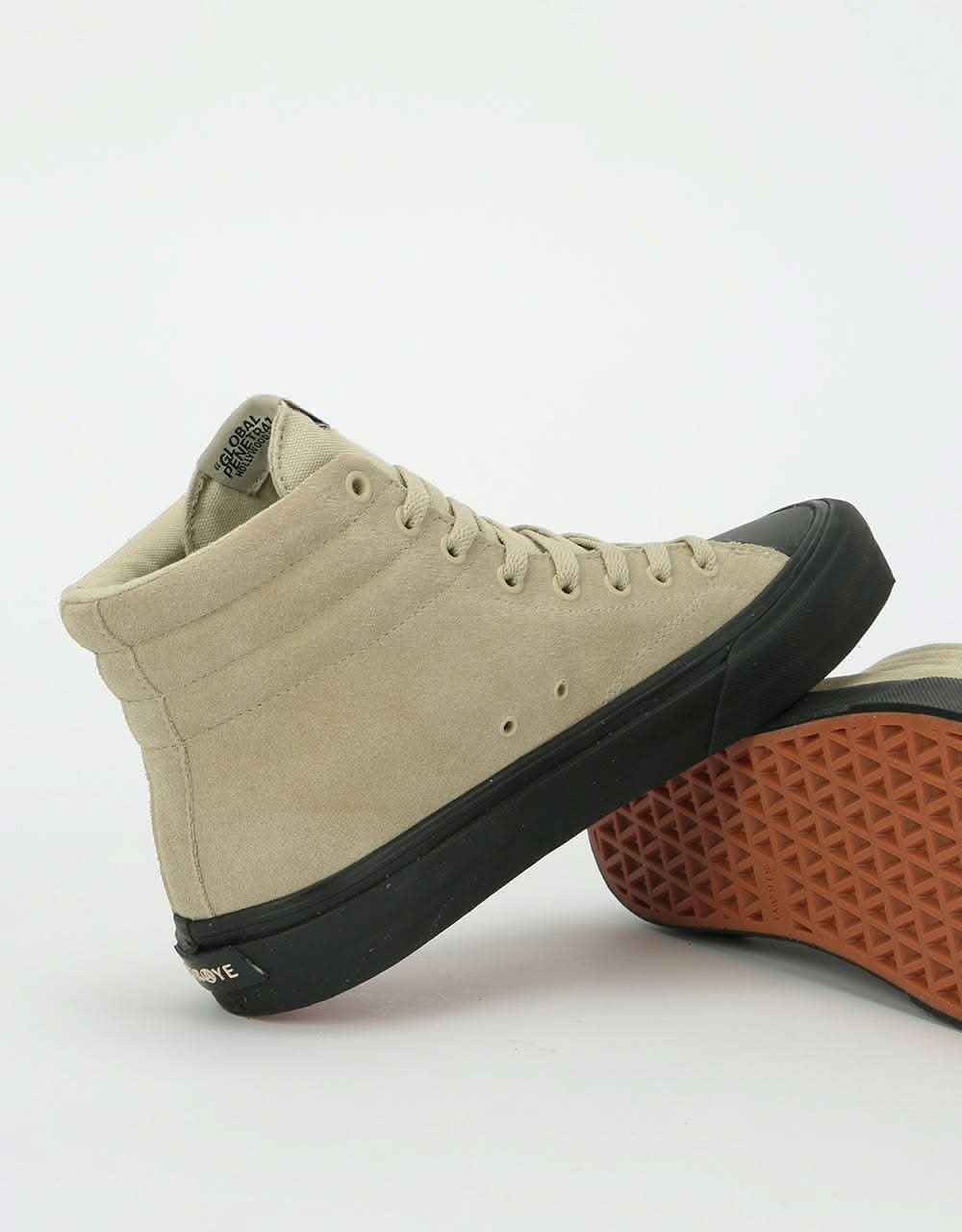 Straye Venice Hi Suede Skate Shoes - Tan