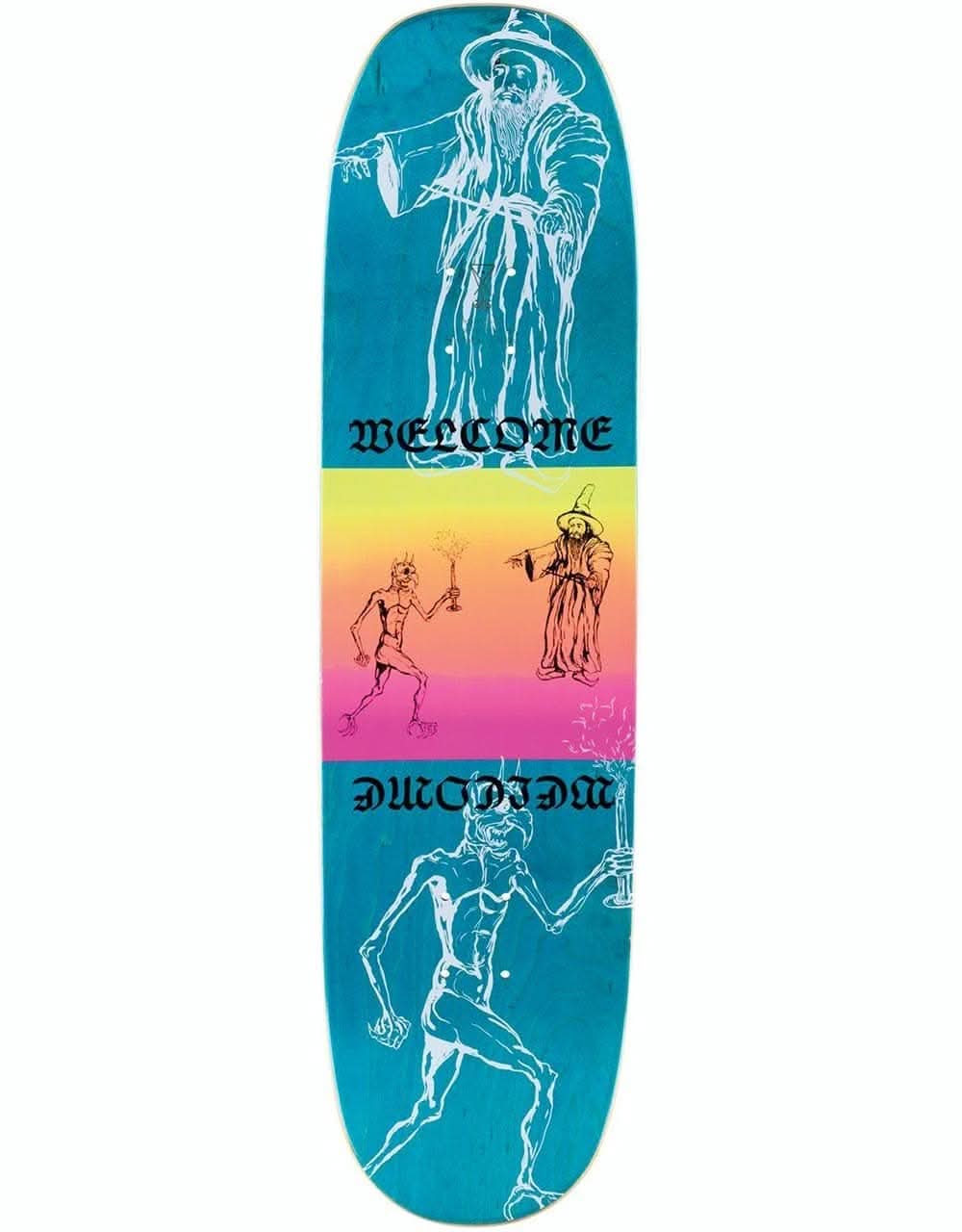Welcome Sloth on Moontrimmer Skateboard Deck - 8.5"