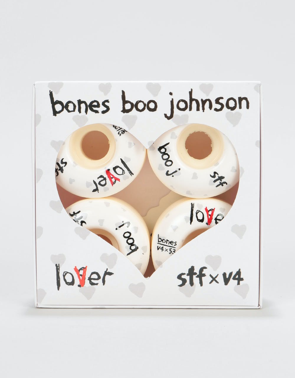 Bones Boo Lover V4 STF Skateboard Wheel - 53mm