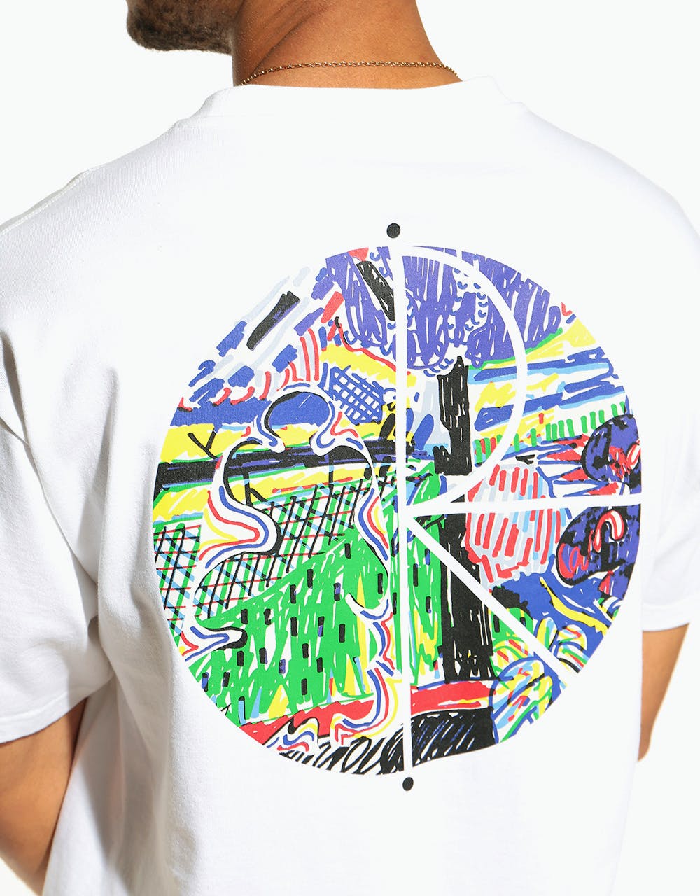 Polar Garden Fill Logo T-Shirt - White