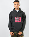 The New Deal Original Napkin Logo Pullover Hoodie - Charcoal Heather