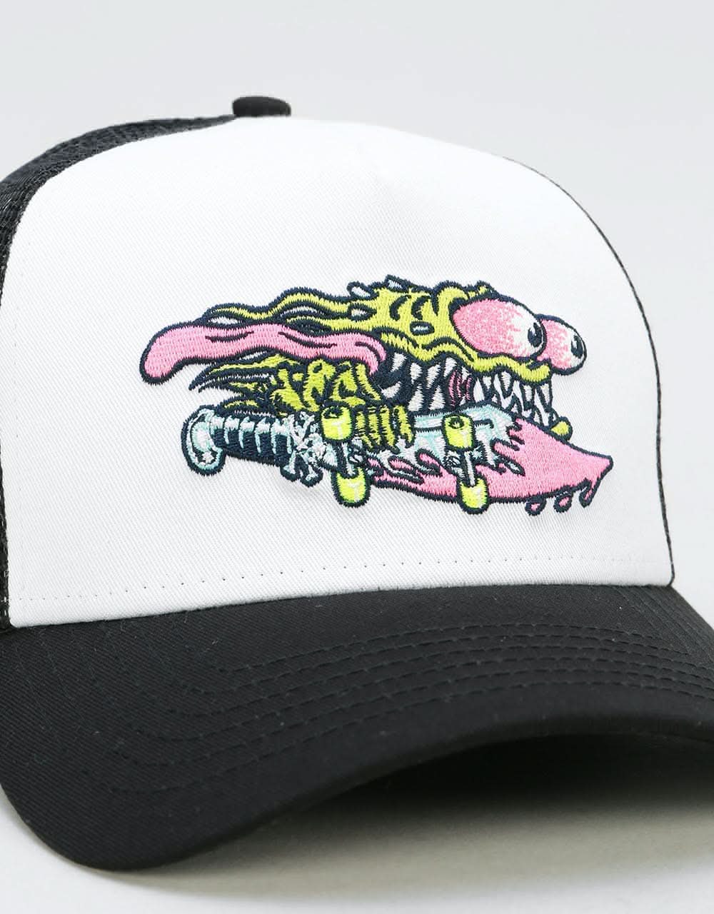 New Era x Santa Cruz 9Forty Slasher Trucker Cap - White/Black