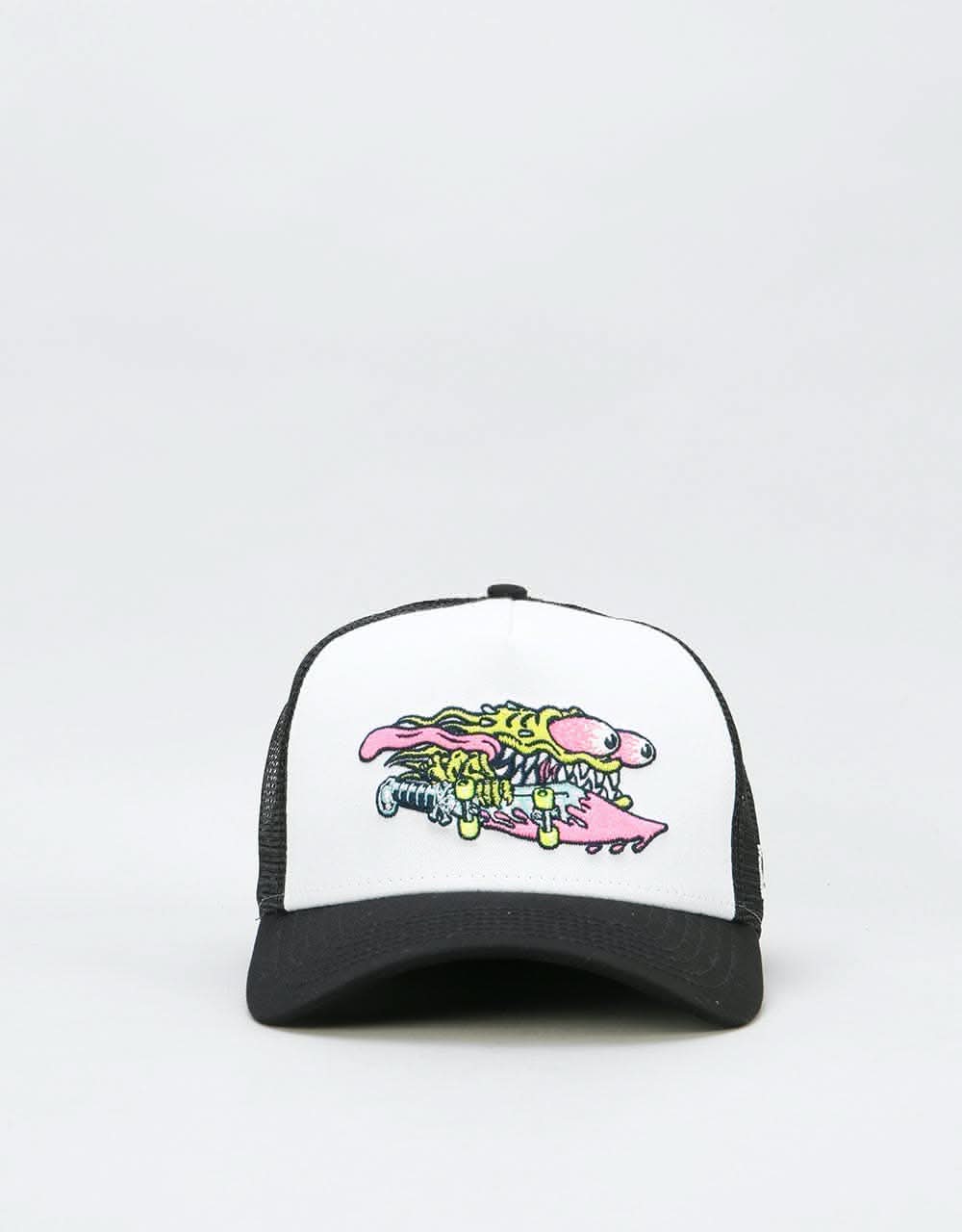 New Era x Santa Cruz 9Forty Slasher Trucker Cap - White/Black