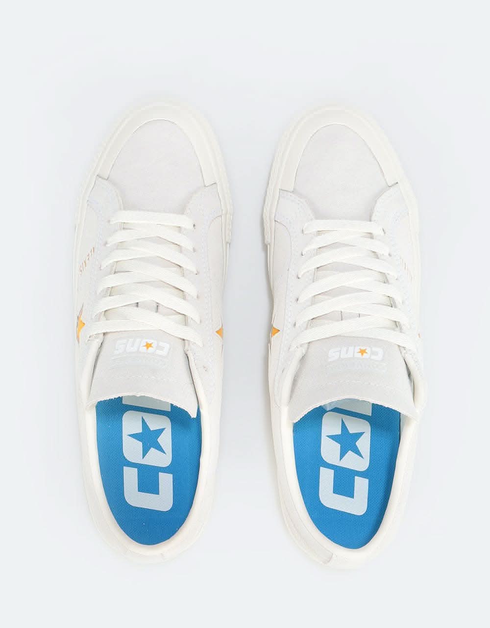 Converse One Star Pro Ox Alexis Sablone Skate Shoes - White/Coast/University Gold