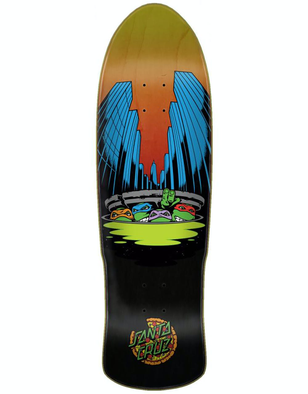 Santa Cruz x TMNT Ninja Turtles Preissue Skateboard Deck - 9.42"