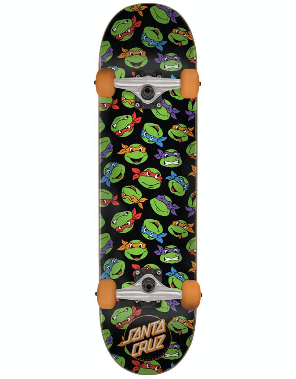 Santa Cruz x TMNT Allover Turtle Complete Skateboard - 7.75"