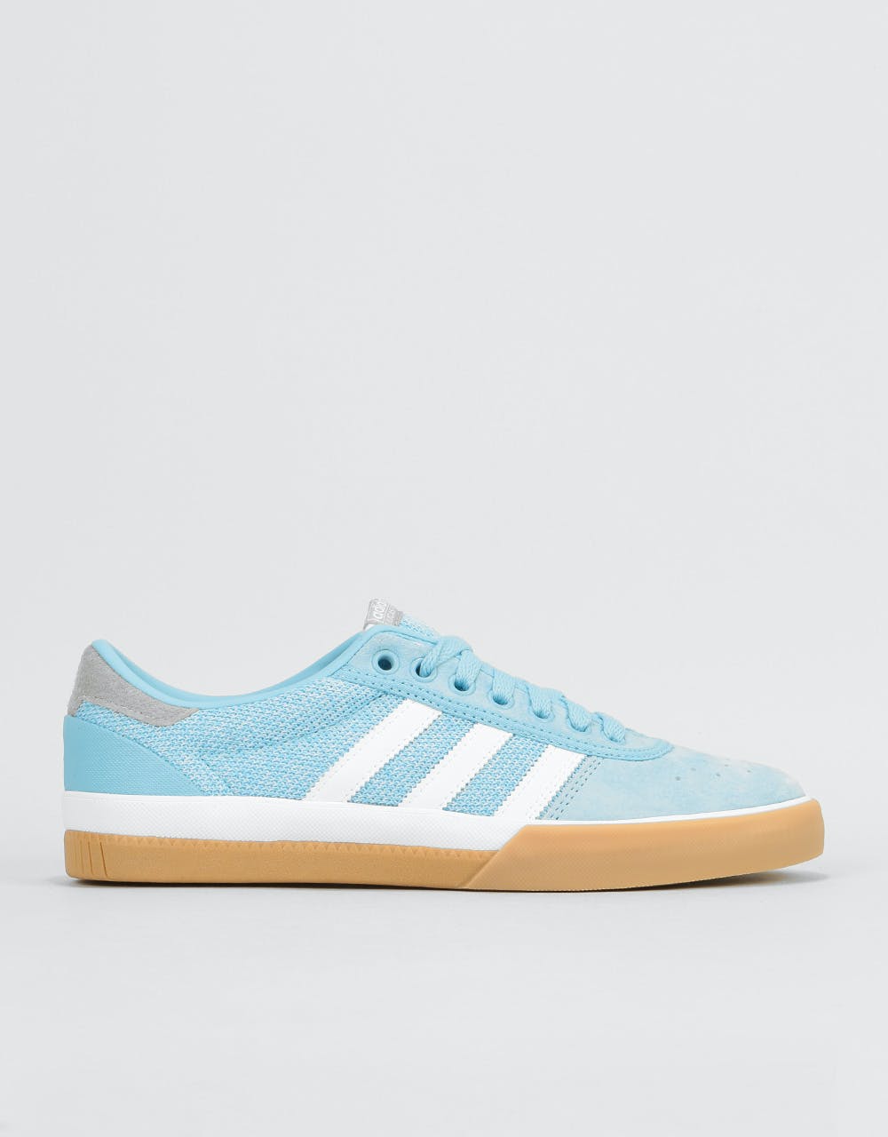 Adidas Lucas Premiere Skate Shoes - Clear Blue/White/Solid Grey