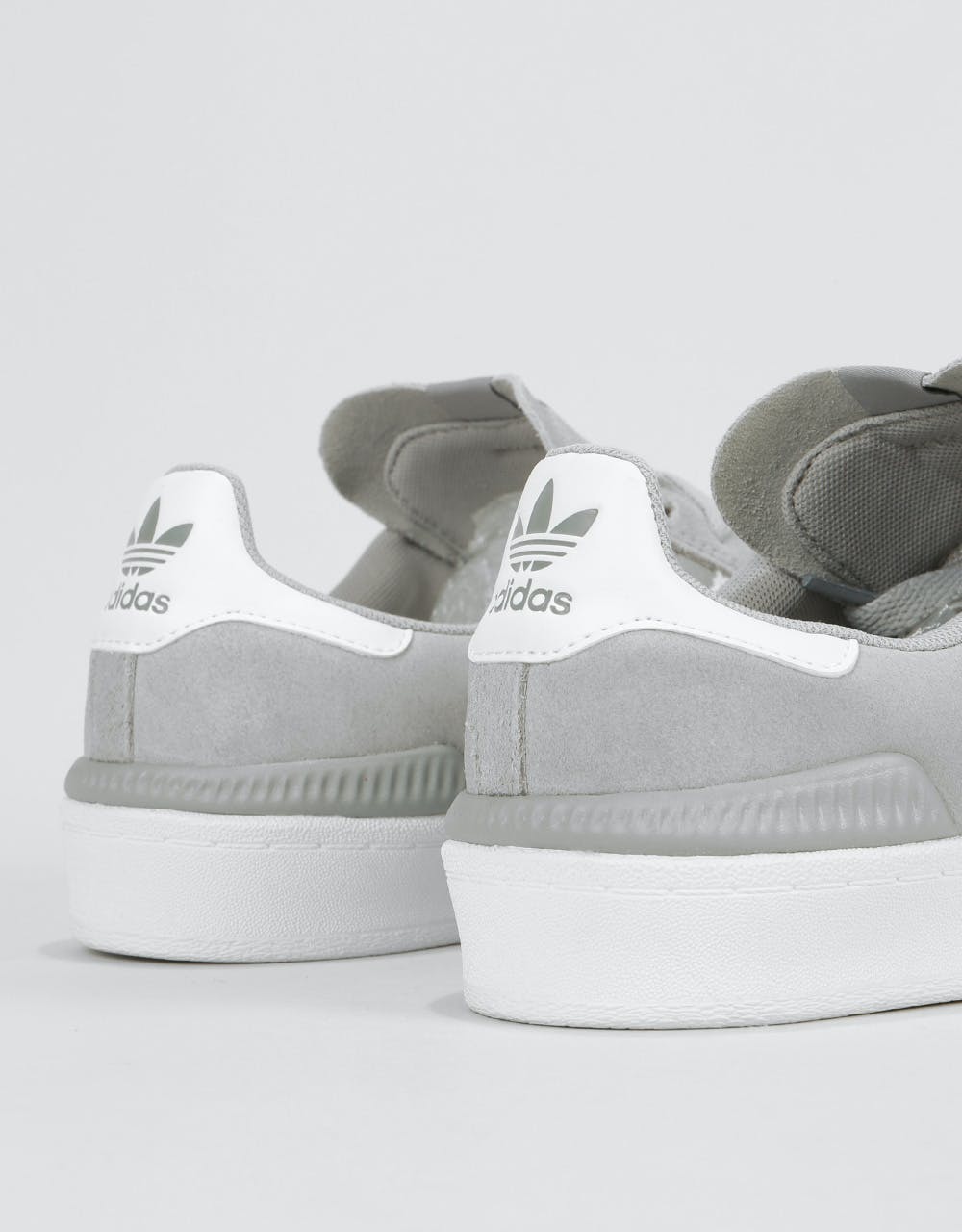 Adidas Campus ADV Skate Shoes - Solid Grey/White/White
