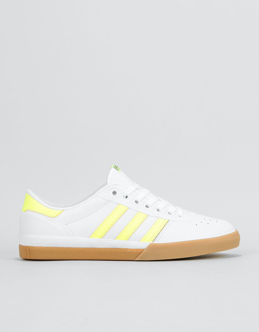 Adidas Lucas Premiere Skate Shoes - White/Hi-Res Yellow/Gum
