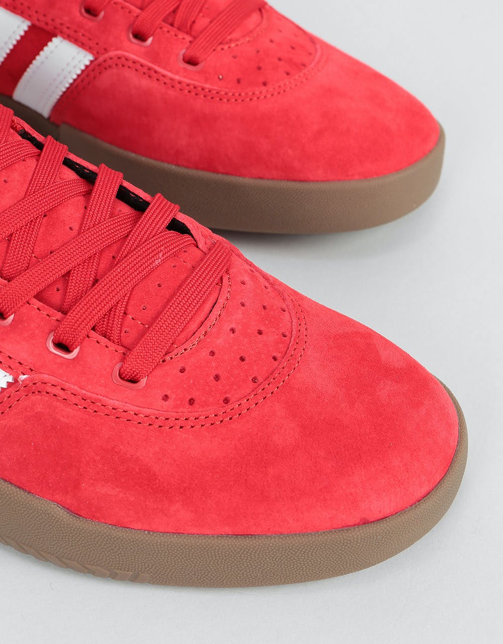 Adidas City Cup Skate Shoes - Scarlet/White/Gum