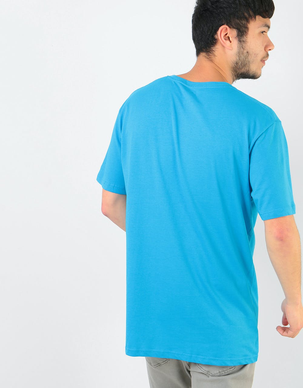 Volcom Crisp Stone Basic T-Shirt - Cyan Blue