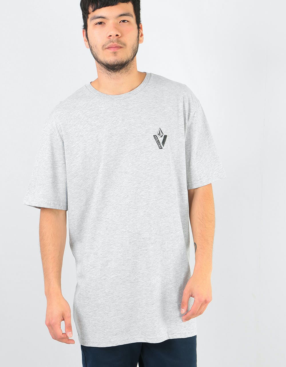 Volcom Cut Out Basic T-Shirt - Heather Grey