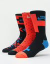 Nike SB Everyday Max Lightweight Crew Socks - Multi