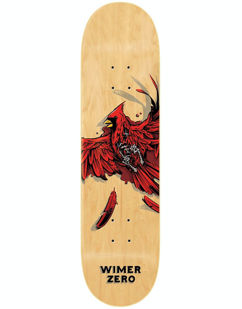 Zero Wimer Dead Cardinal Skateboard Deck - 8.25"