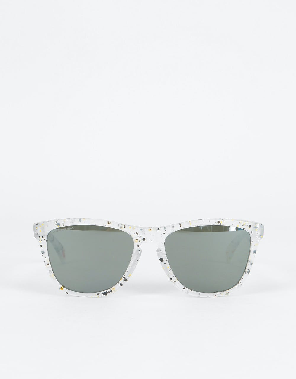 Oakley Frogskins Sunglasses - Splatter Clear (Prizm Black Lens)