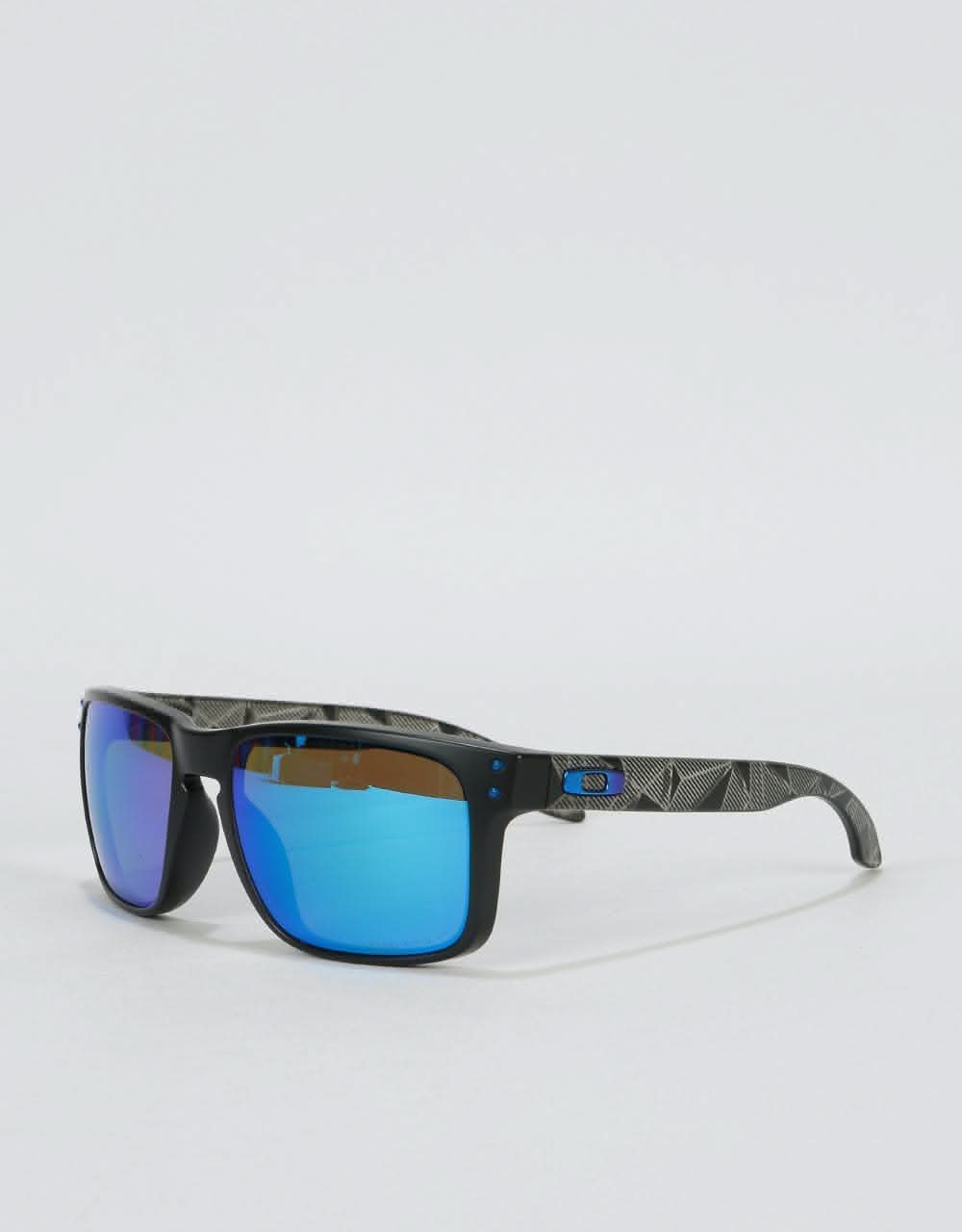 Oakley Holbrook Sunglasses - Matte Black Prizmatic (Prizm Sapphire Po
