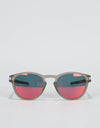 Oakley Latch Sunglasses - Matte Gray Ink (Ruby Iridium Lens)
