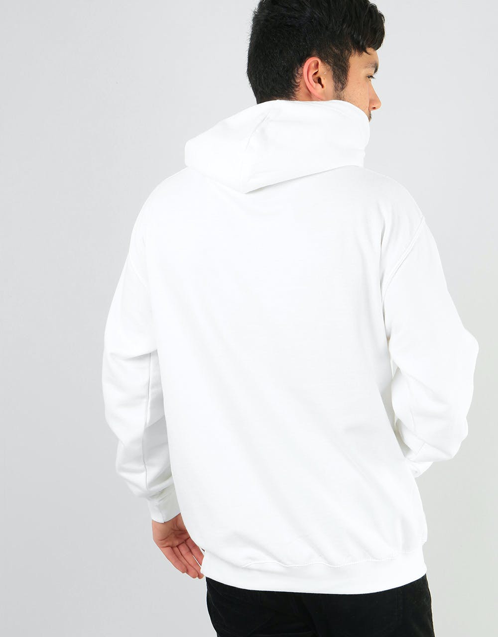 Route One Fuck 'Em Pullover Hoodie - White/Red