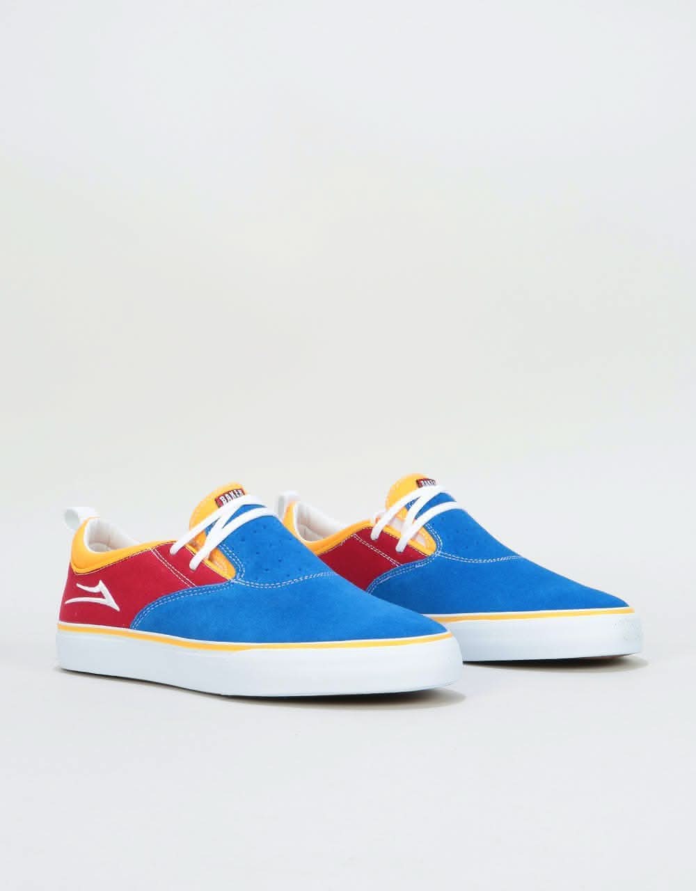 Lakai x Baker Riley Hawk II Skate Shoes - Blue/Red/Yellow
