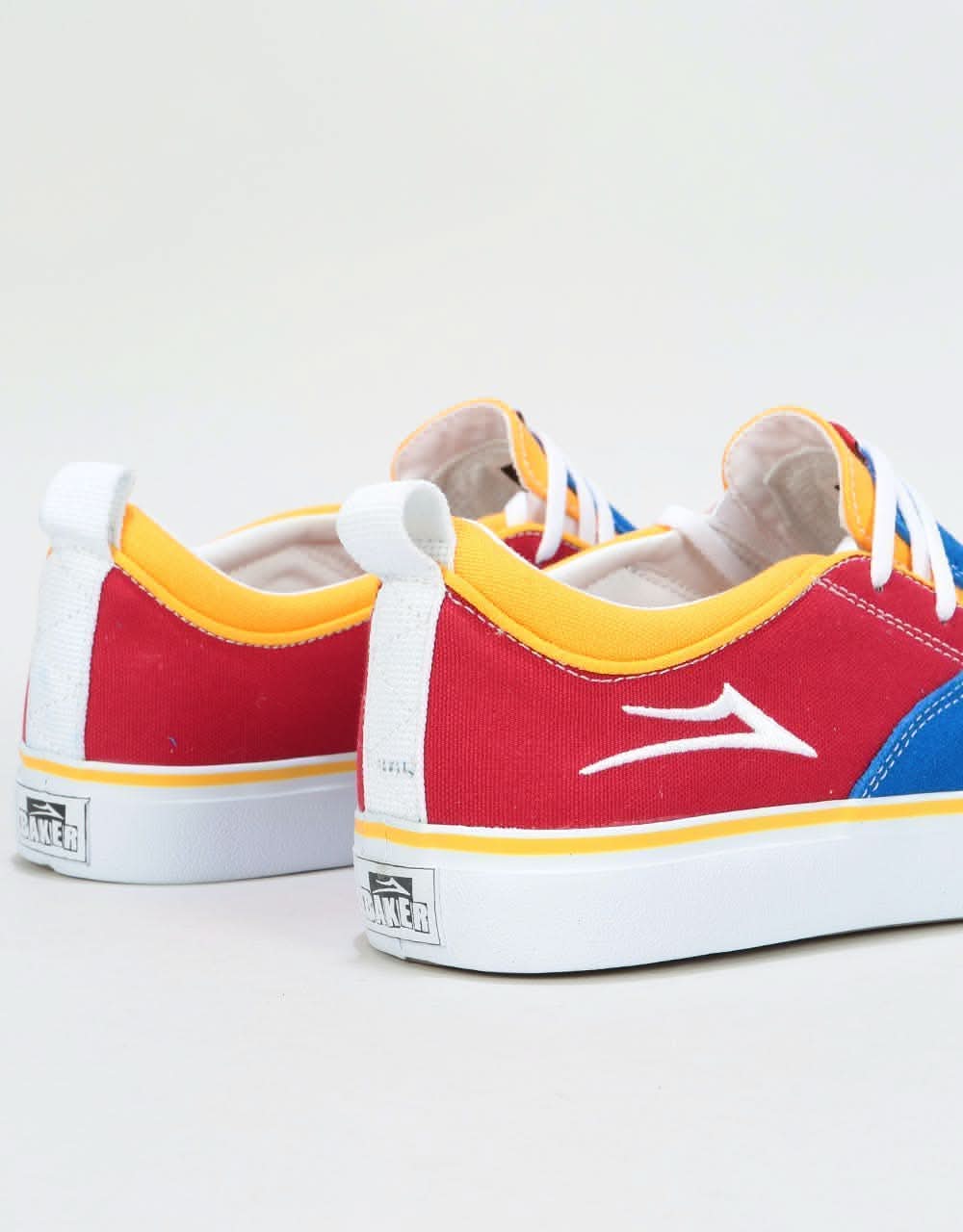 Lakai x Baker Riley Hawk II Skate Shoes - Blue/Red/Yellow