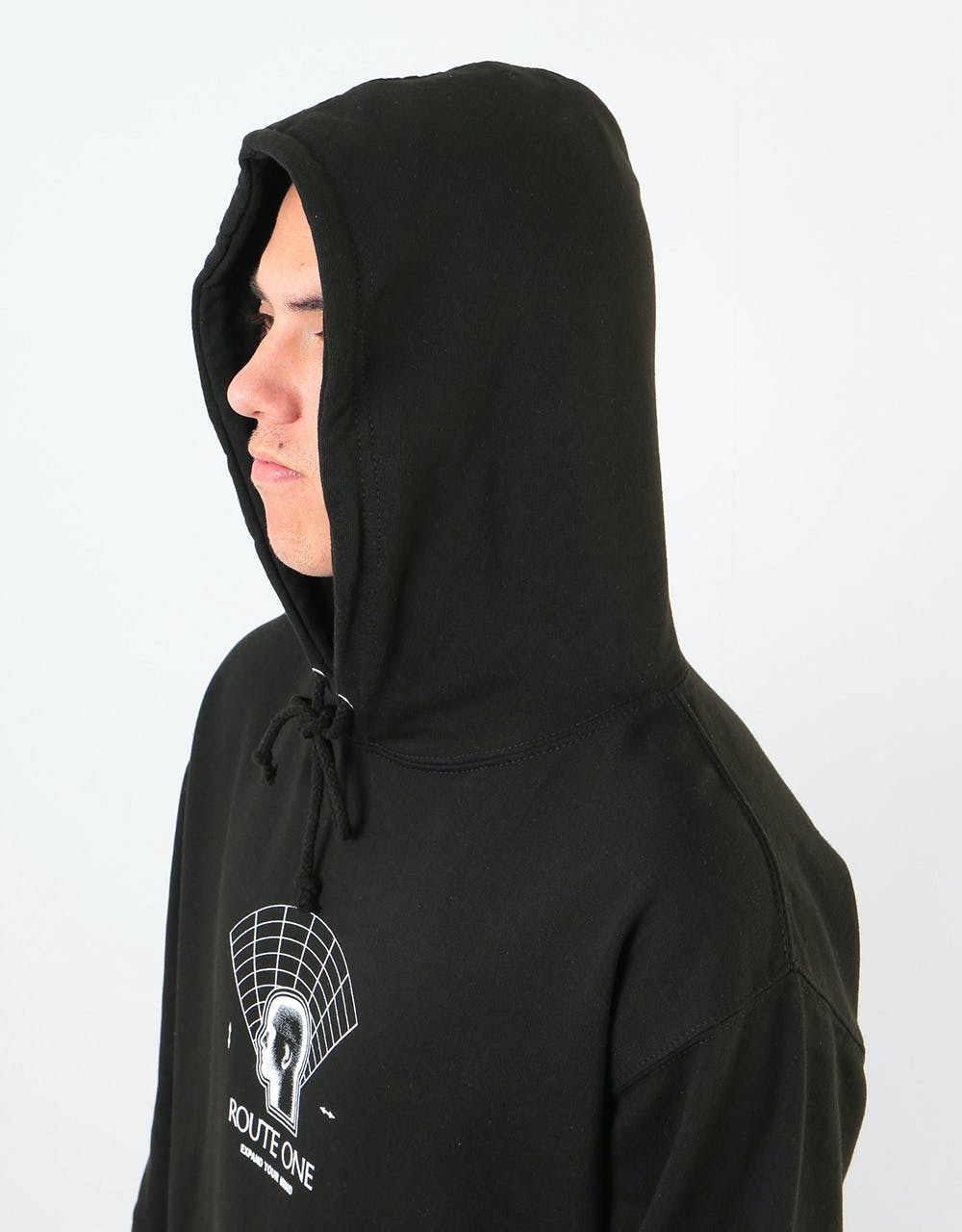Route One Expand Your Mind Pullover Hoodie - Black