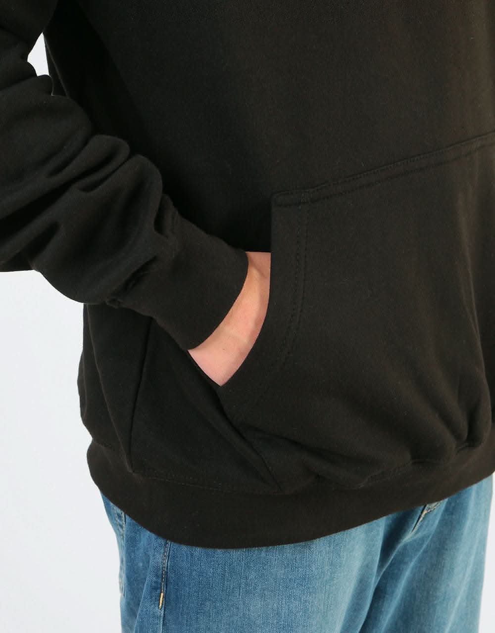 Route One Lozenge Pullover Hoodie - Black