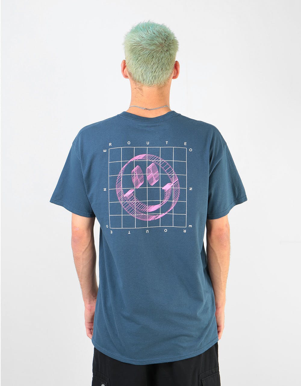 Route One Dimensional T-Shirt - Blue Dusk