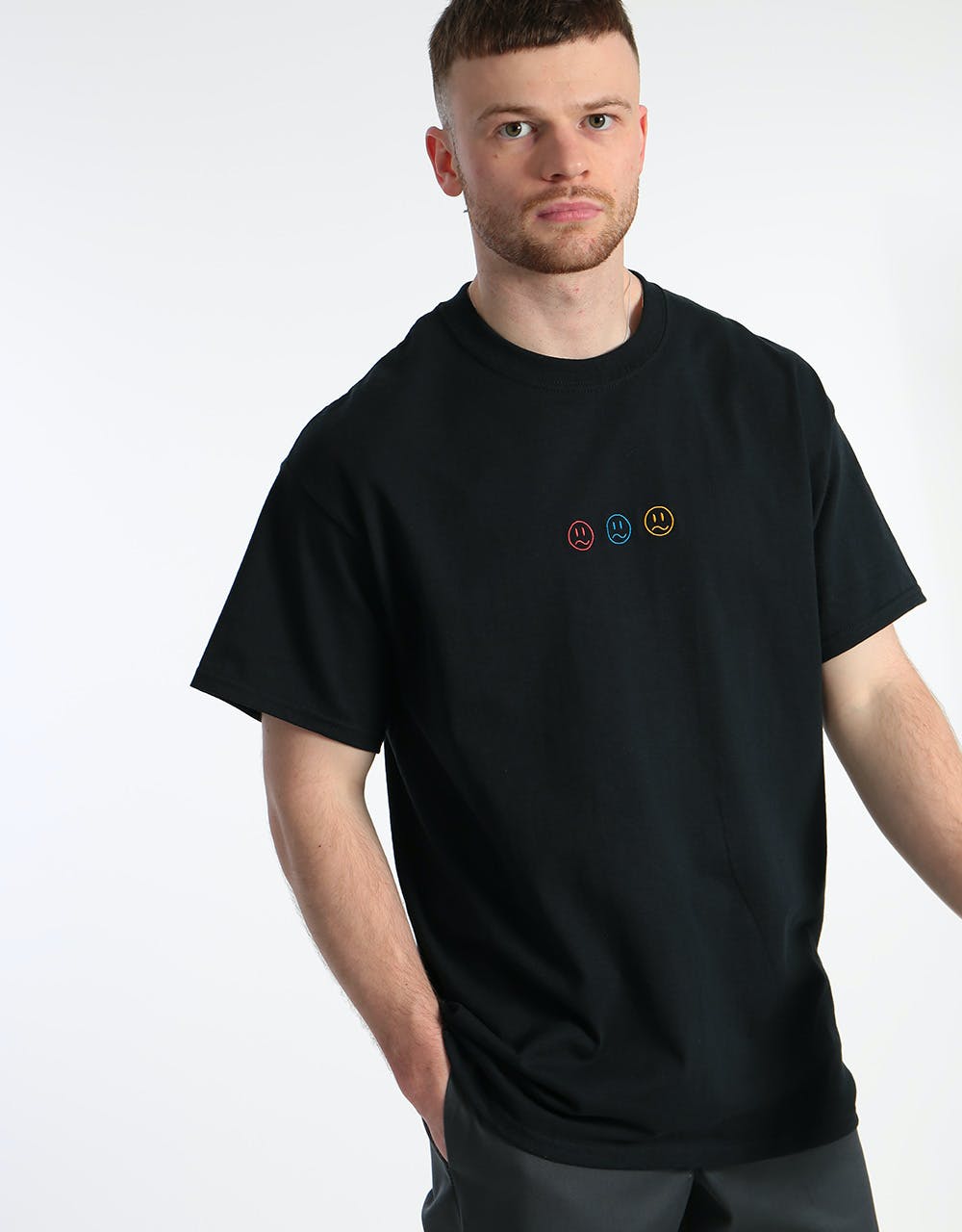 Route One Wonky T-Shirt - Black